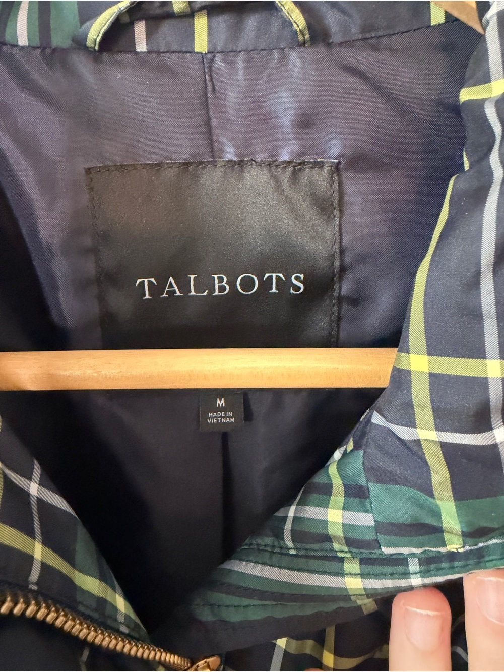 Talbots Plaid Quilted Jacket - Picture 2 of 7